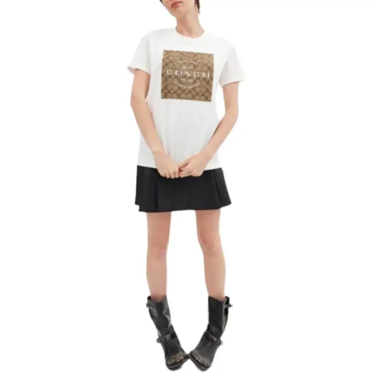 COACH T Shirts Women's White-1