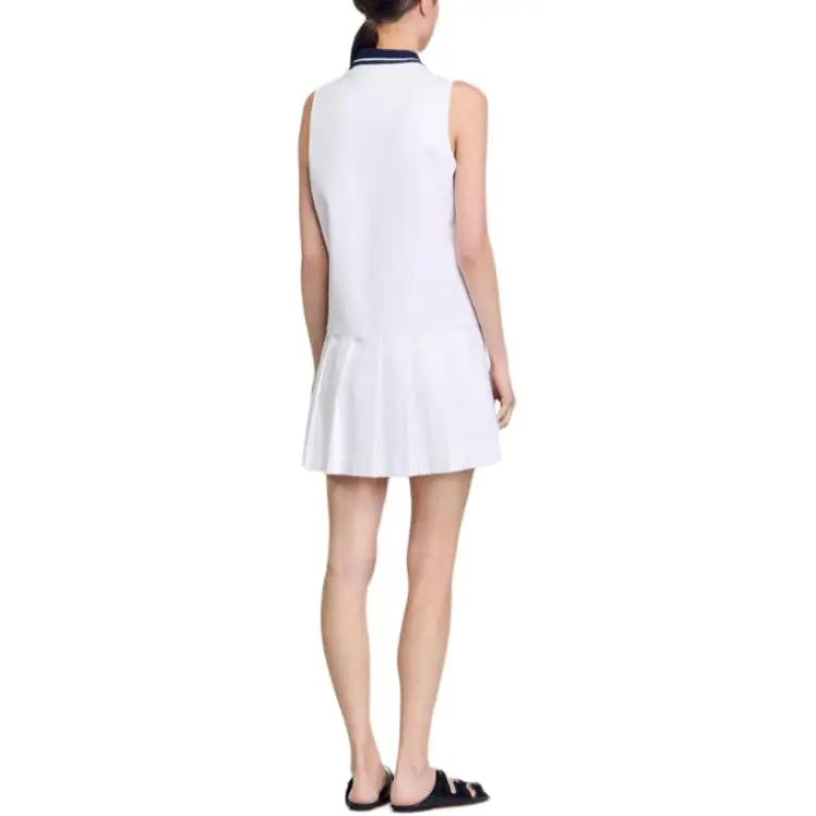 Sandro Pleated Mini Dress-3