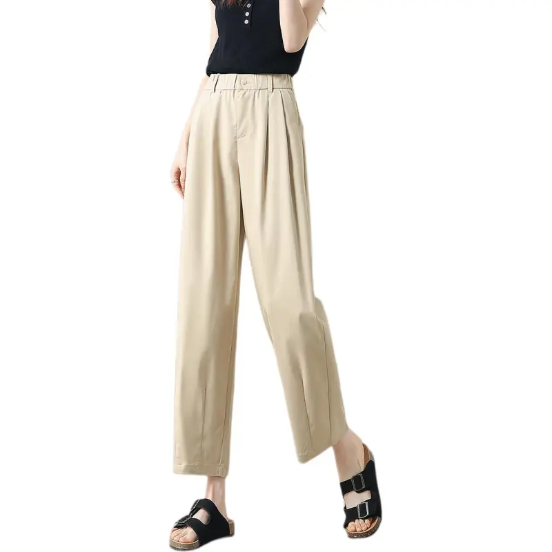 Weixi Casual Pants Women's Light Khaki-1