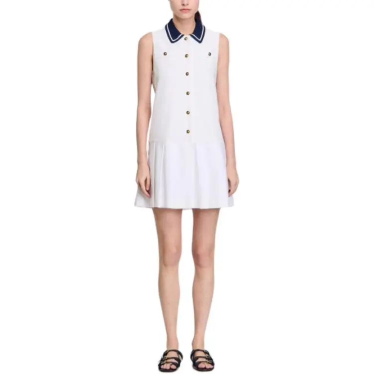 Sandro Pleated Mini Dress-2
