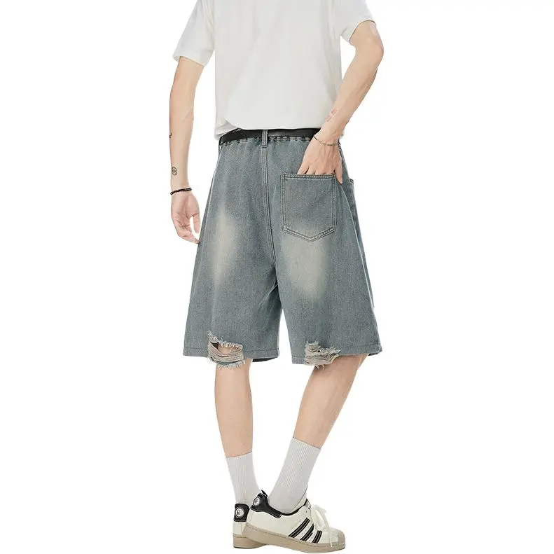 DARK HORSE Denim Shorts Unisex-3