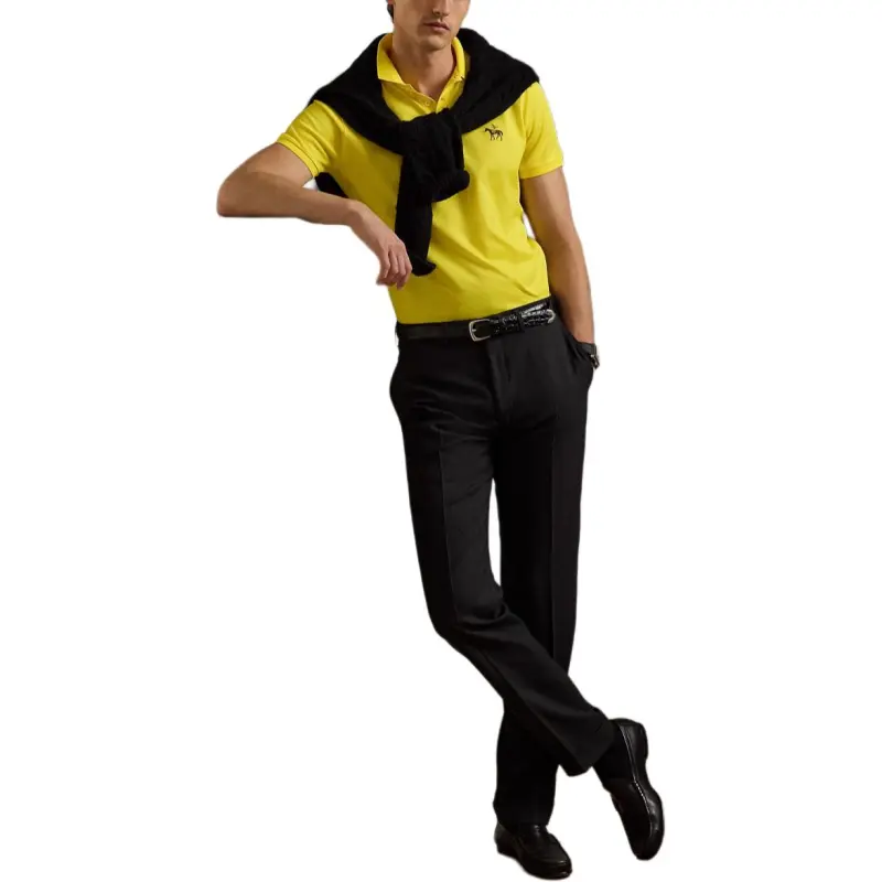 Ralph Lauren Purple Label Polo Shirt Men's Lemon-1