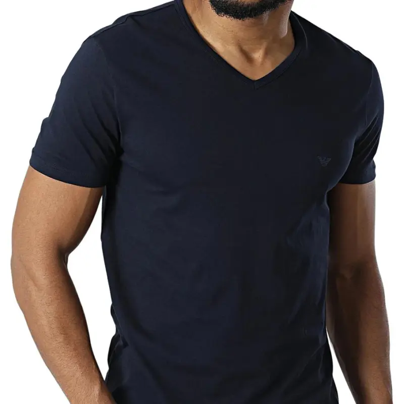 EMPORIO ARMANI T Shirt Men's 2 Pack Navy Blue-1