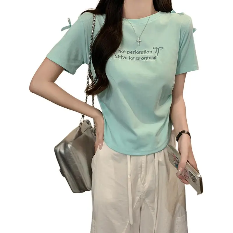 Mu Xiao Xin T Shirt Women's Green-5