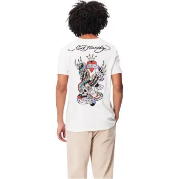 Ed Hardy FW24 T Shirt Men's Ivory White
