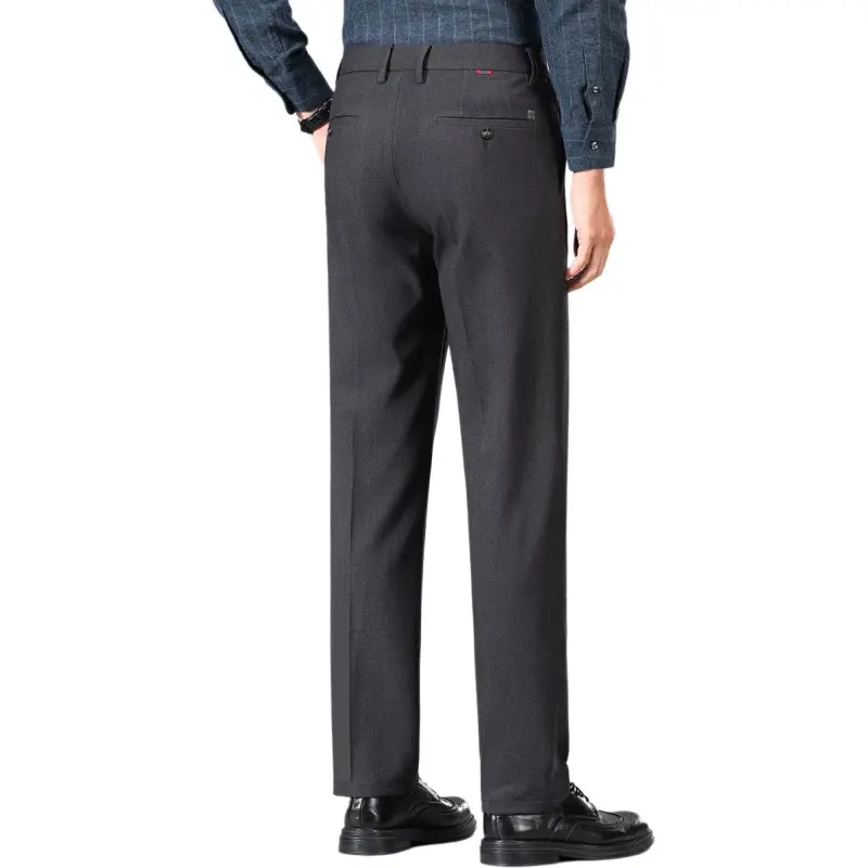 Red bean Suit Trousers Men-6