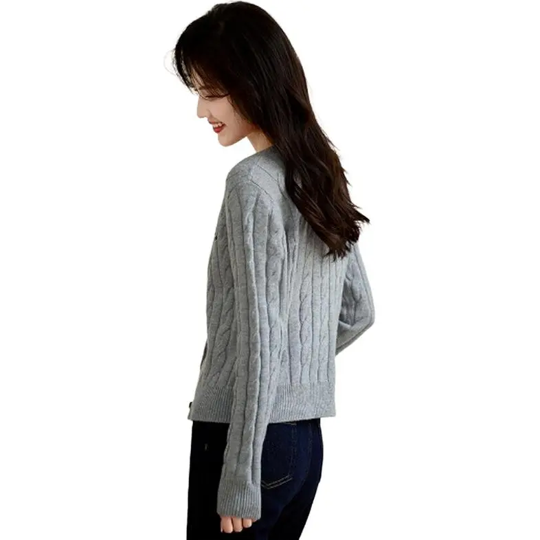 She Enjoys Knitwear Women's Smoke Gray-1