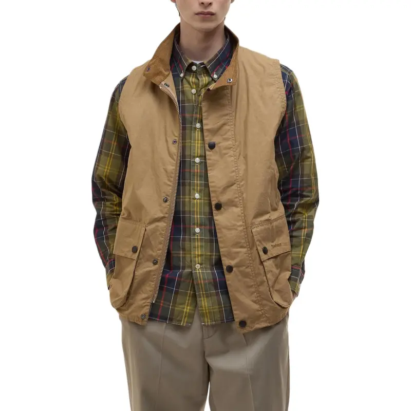 BARBOUR Vests Men Khaki-3