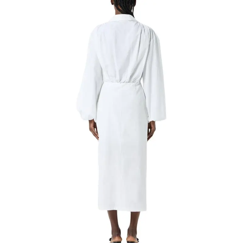 Blumarine Long Sleeved Dress Women's White-2