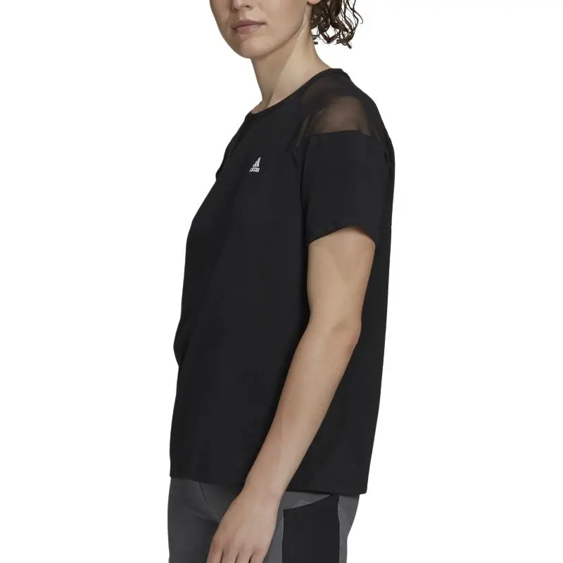 Adidas AEROREADY T Shirt Women's Black-4