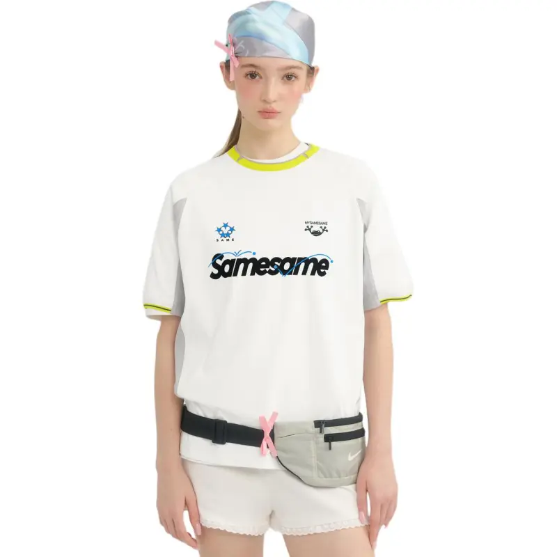 MYSAMESAME T Shirt Unisex White-1