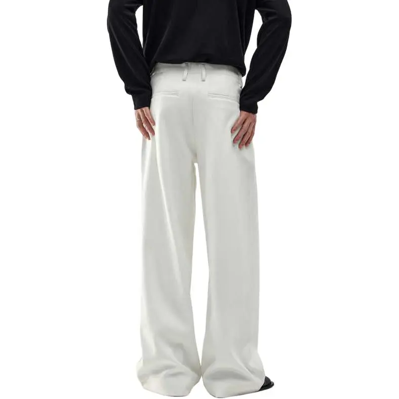 SONGS ALONG Casual Pants Men's White-1