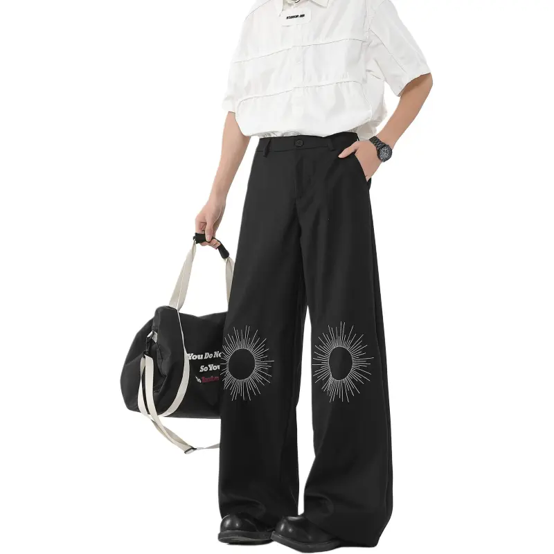 WARNING LIGHT Suit Trouser Unisex Black-4