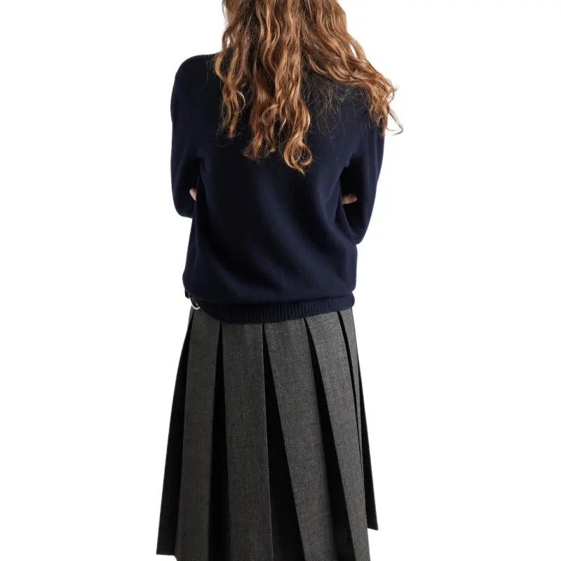 PRADA Logo intarsia Sweater-3