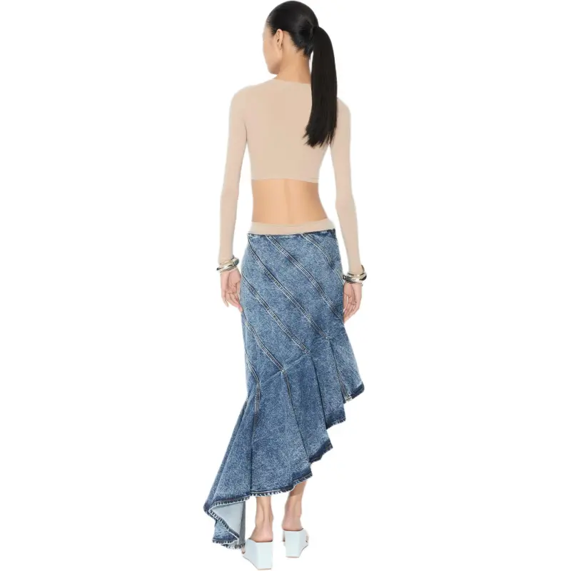 Alaia Spiral Midi Skirt-3