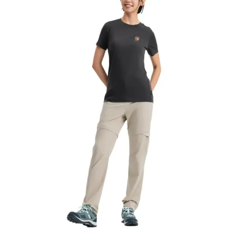 DECATHLON 500 Series Regular T Shirt Women's Carbon Gray-4