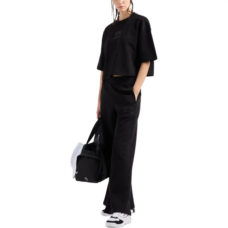 EMPORIO ARMANI EA7 Casual Pants Women's Black-3