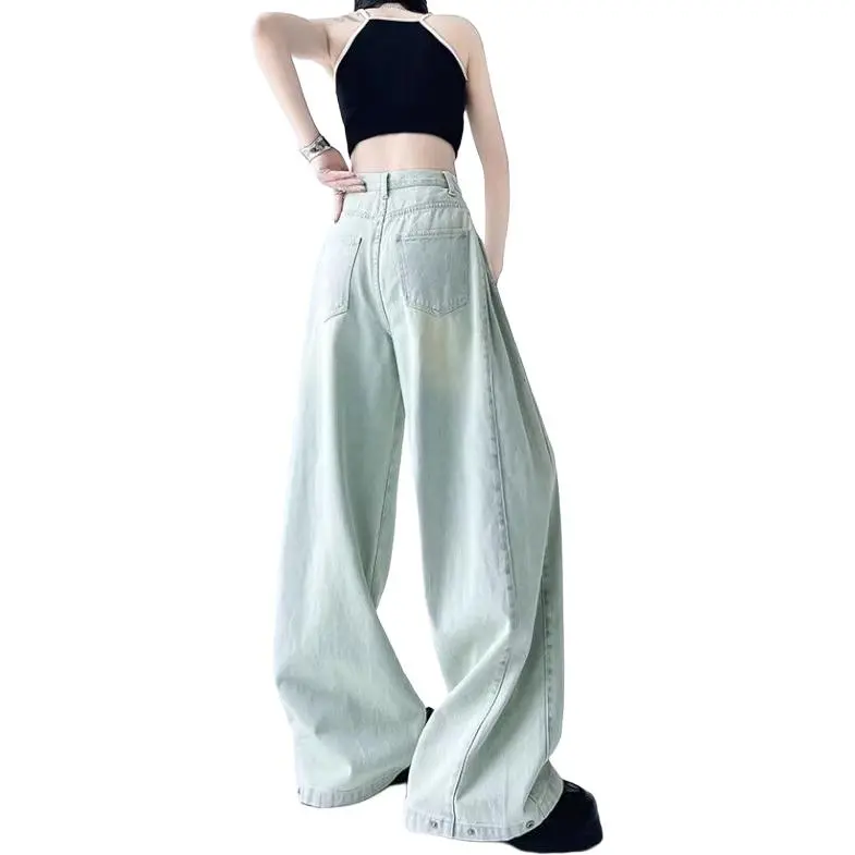 ADOONGA Jeans Women's Light Blue-1