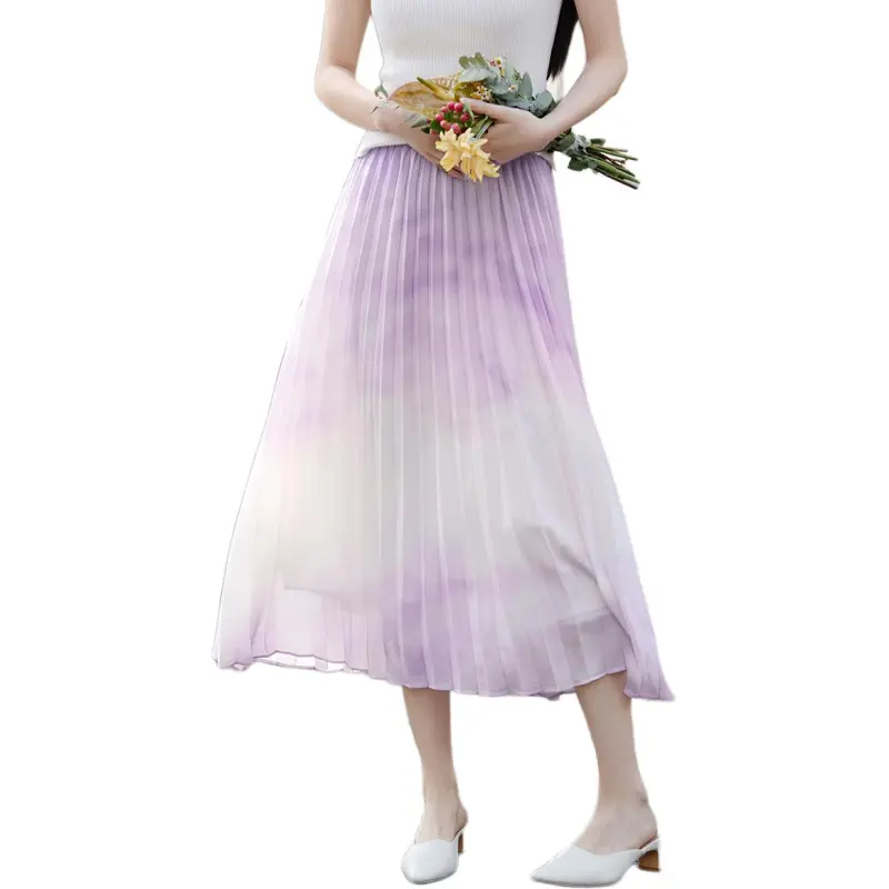 XWI Casual Long Skirt Women's Wisteria Purple-2