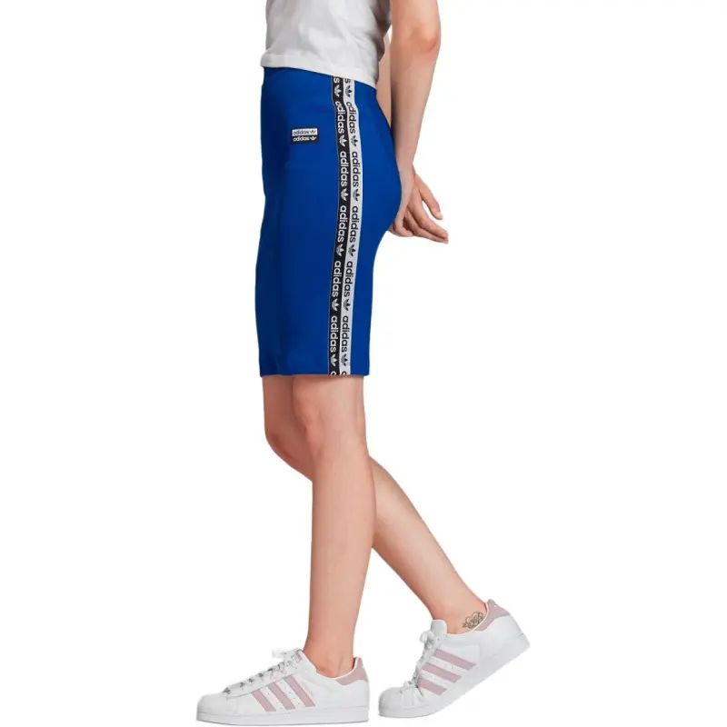 Adidas Originals Casual Short Skirts Women's Royal Blue-2