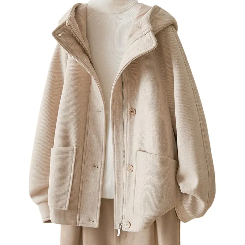 IHIMI Sweatshirt Women's Milk Camel-1