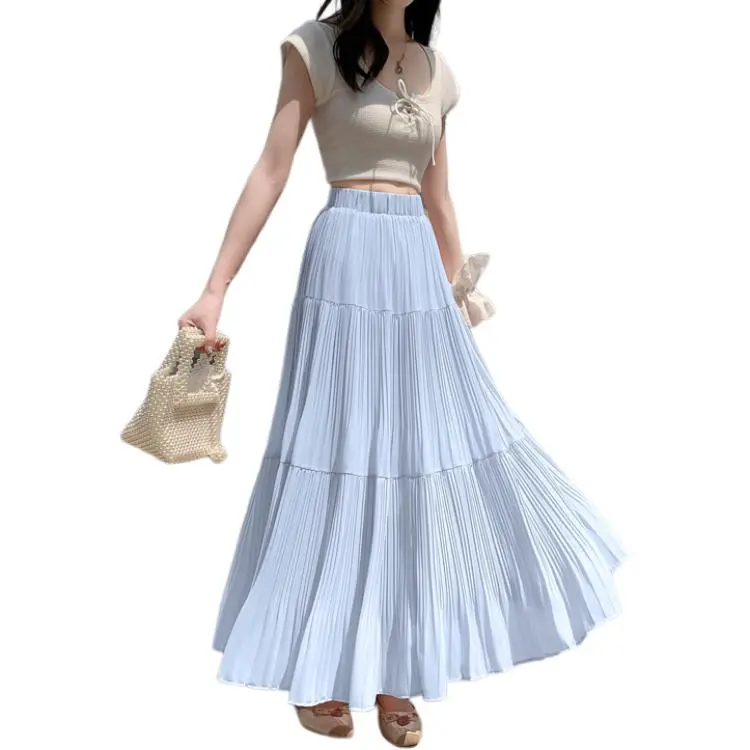 GOSO Chiffon Cake Pleated Skirt Women's-3
