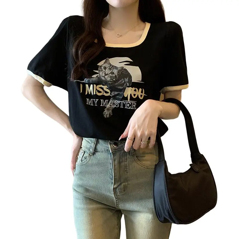 Mu Xiao Xin Raglan Sleeve T Shirt Women's-2