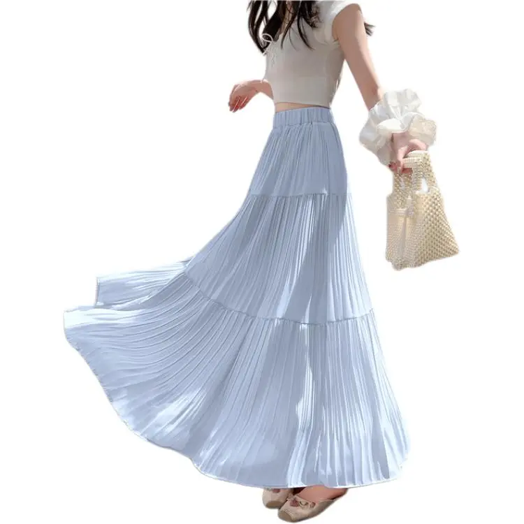 GOSO Chiffon Cake Pleated Skirt Women's-2