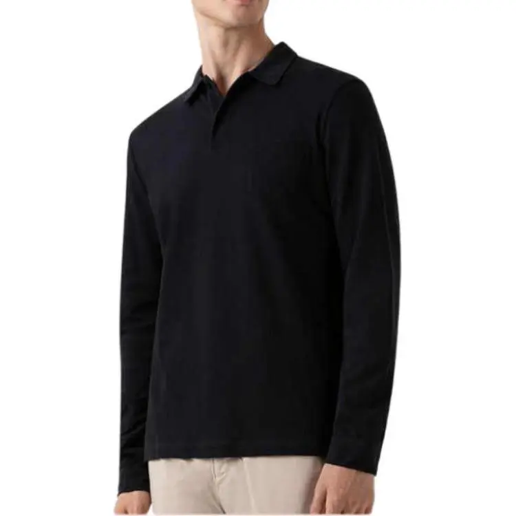 SUNSPEL SS24 Polo Shirt Men's Black-1