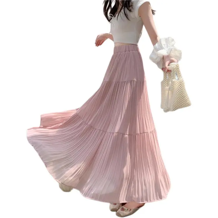 GOSO Chiffon Cake Pleated Skirt Women's-1