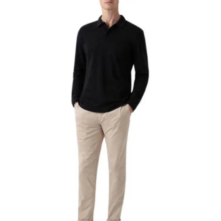 SUNSPEL SS24 Polo Shirt Men's Black-3