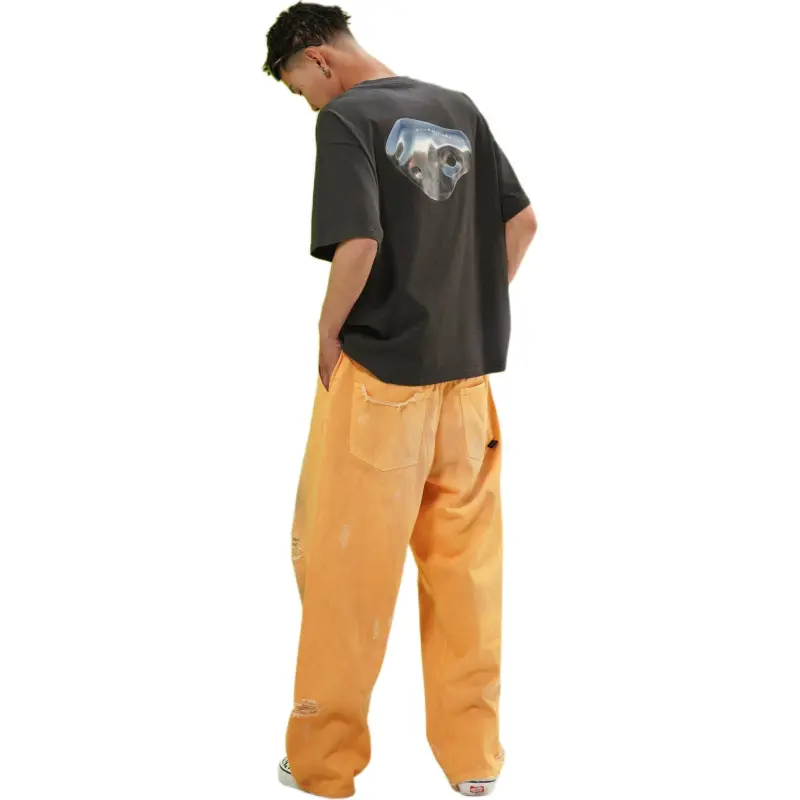 DAIKON Lab Jeans Unisex Sunset Orange-1