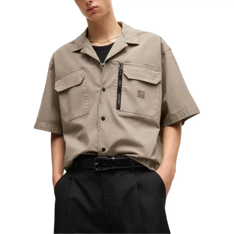 HUGO BOSS Shirts Men Khaki-3