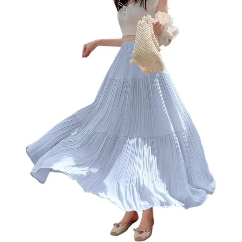 GOSO Chiffon Cake Pleated Skirt Women's-4