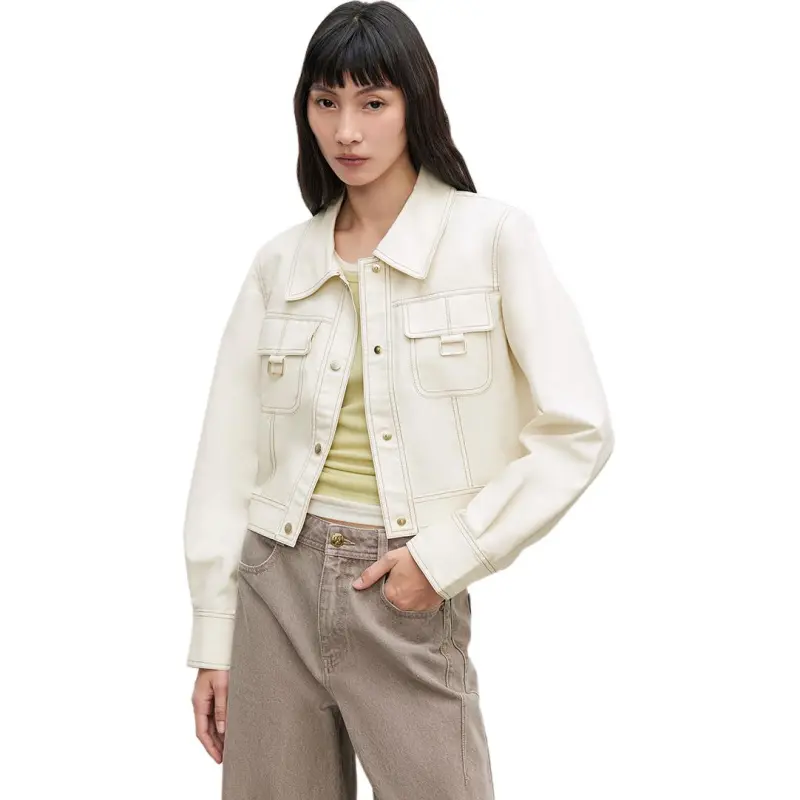 ONLY Trench Coat Women's Ancient White-2