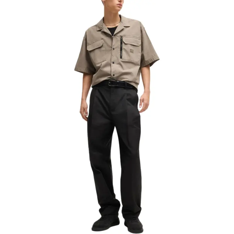 HUGO BOSS Shirts Men Khaki-1