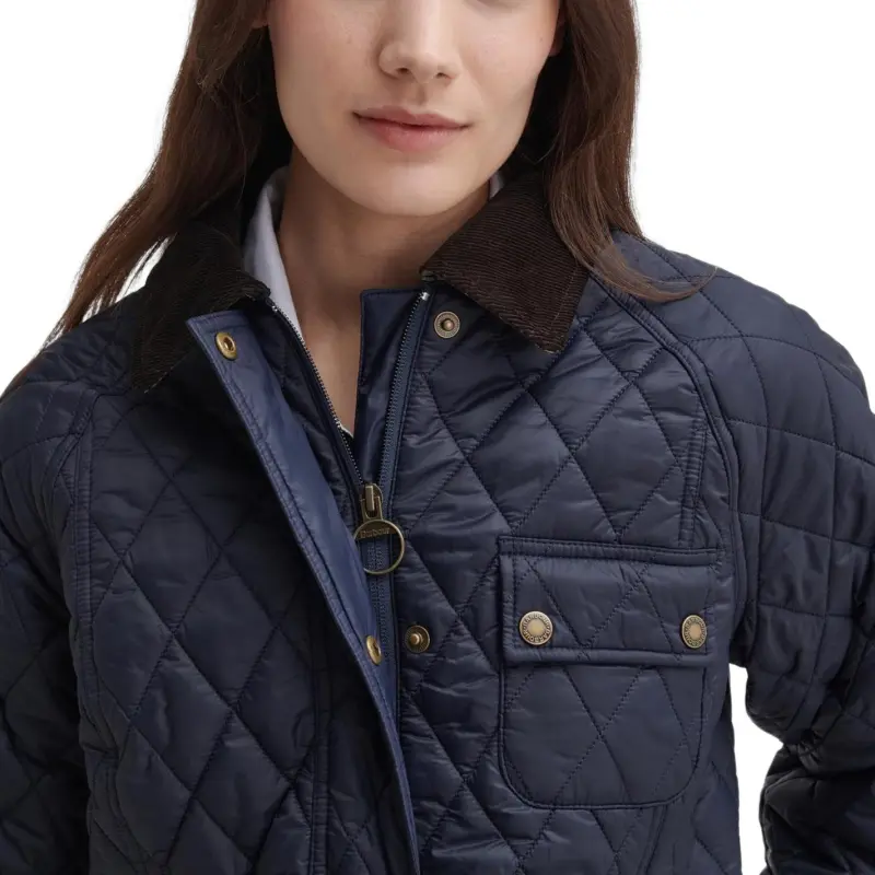 BARBOUR Puffer Jacket Women's Marine Blue-6
