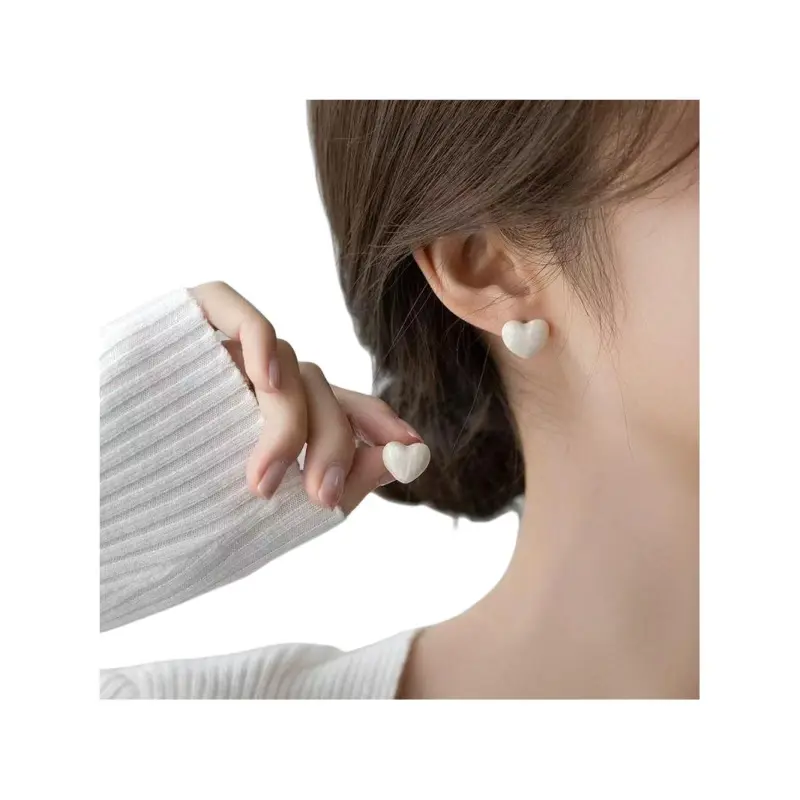 JINLUWANG Resin Stud Earrings Unisex-1
