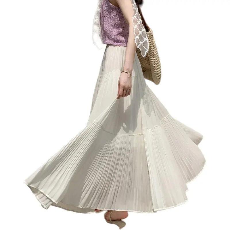 GOSO Chiffon Cake Pleated Skirt Women's-6