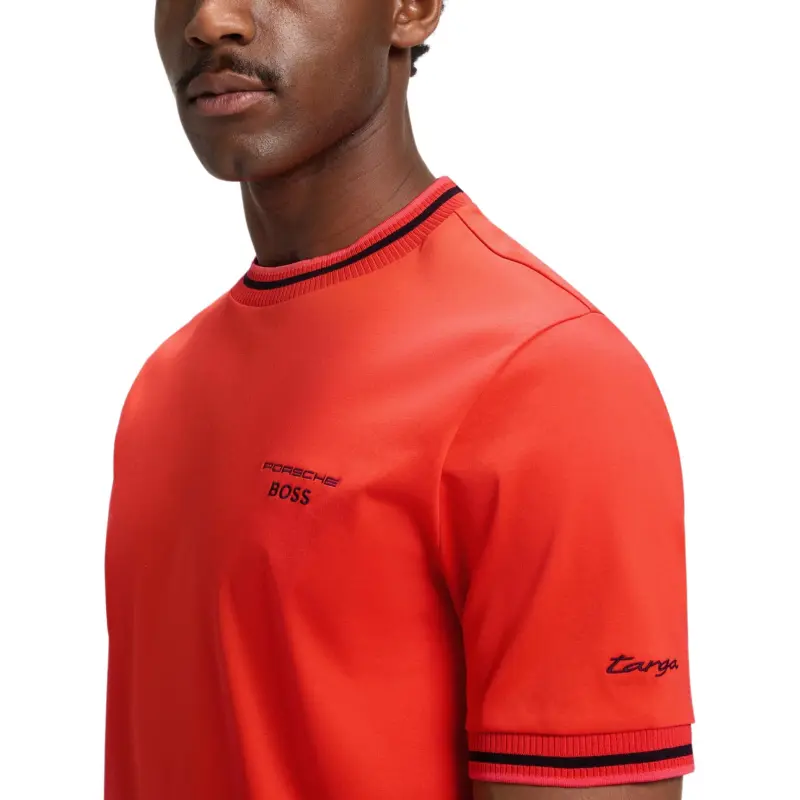 HUGO BOSS x Porsche T Shirt Men's Orange-4