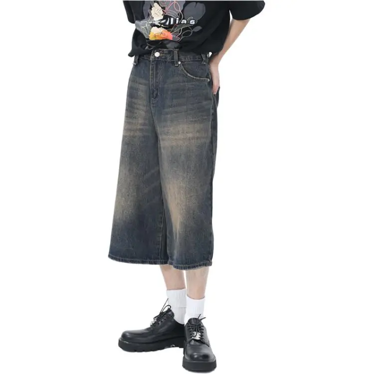 GOODHENLCE Denim Shorts Unisex-2