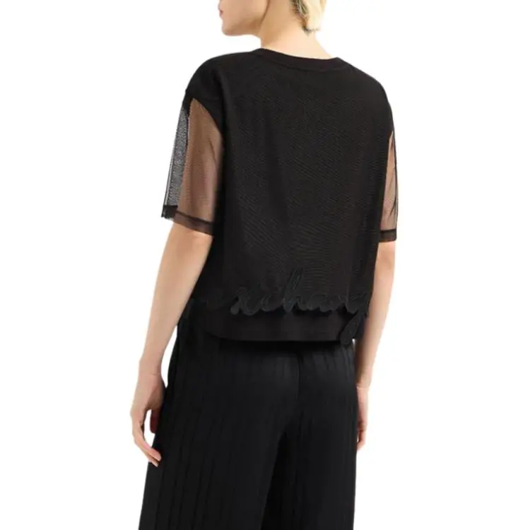 ARMANI EXCHANGEAE Regular T Shirt Women's Black-2