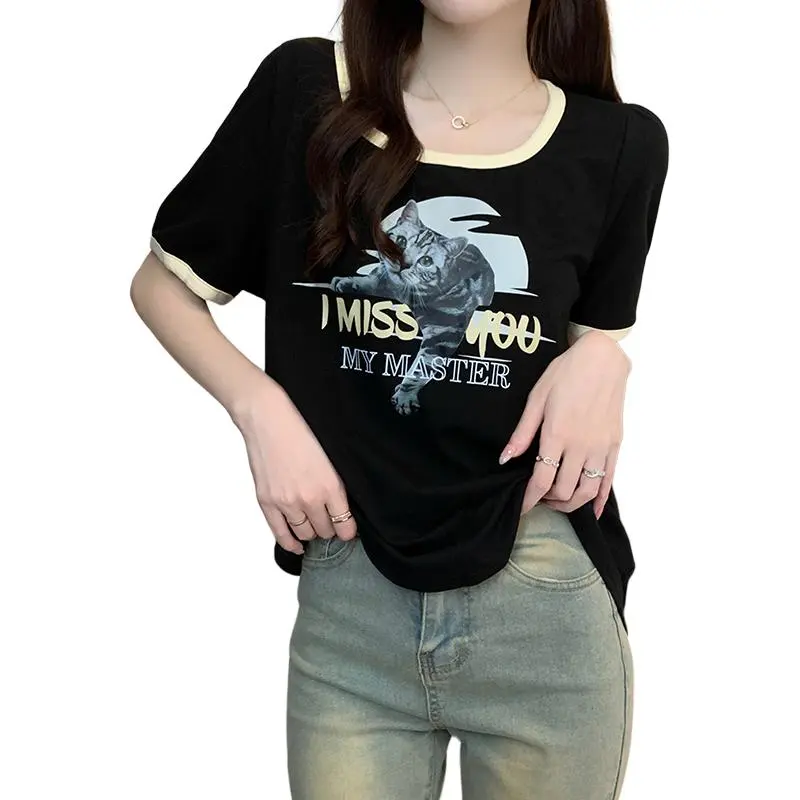Mu Xiao Xin Raglan Sleeve T Shirt Women's-5