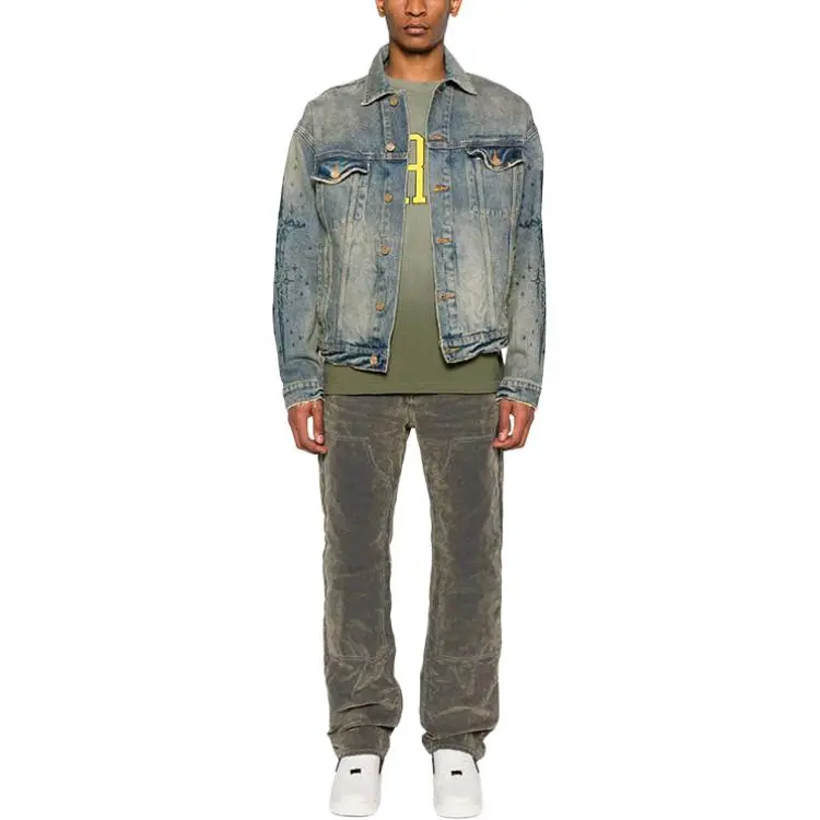 GALAXY FAIRY Jackets Coats Unisex Blue Denim-1