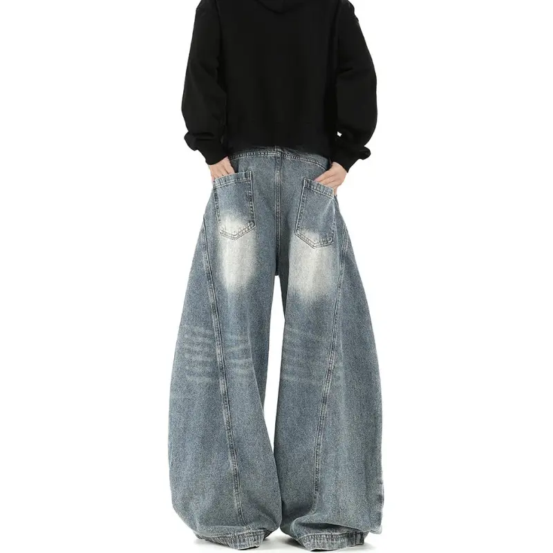 VESIBO Jeans Men Blue-1
