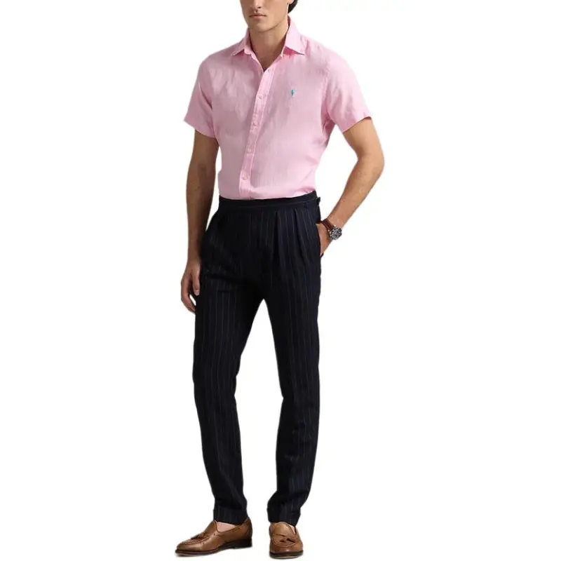 Polo Ralph Lauren SS25 Shirt Men's Light Pink-2