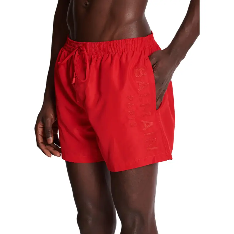 BALMAIN Swimming Shorts Men's Red-5