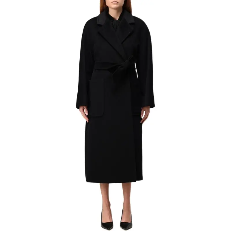 MaxMara Belted Long Sleeved Coat-2