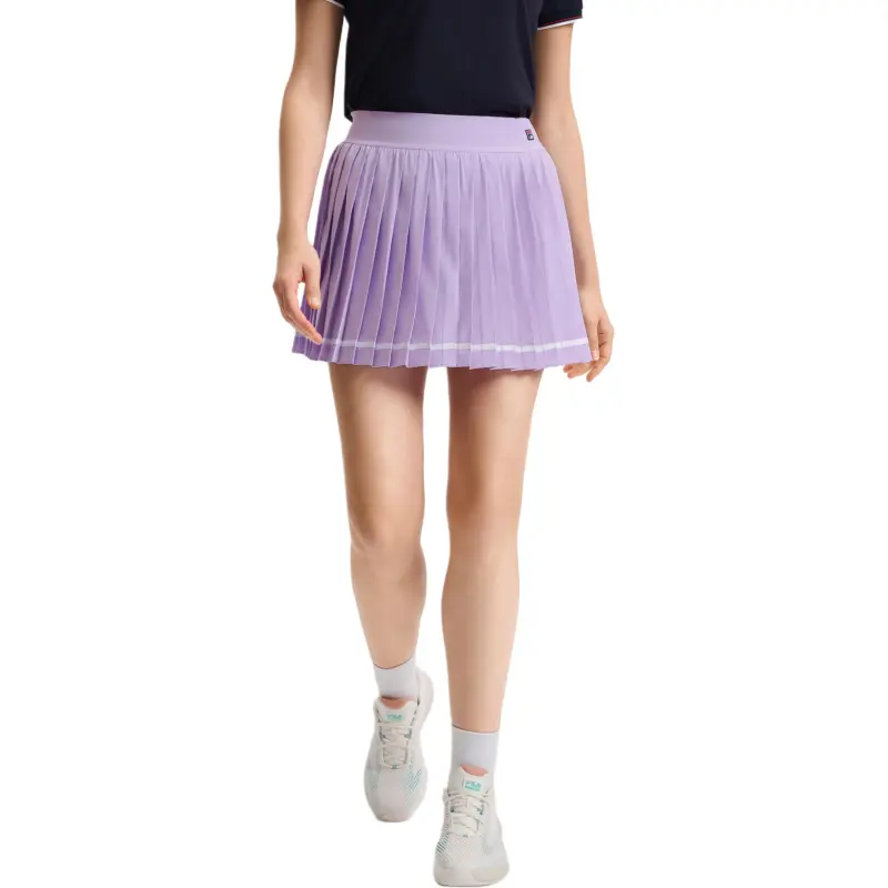 FILA Casual Short Skirts Women's Numbers Lavender-3