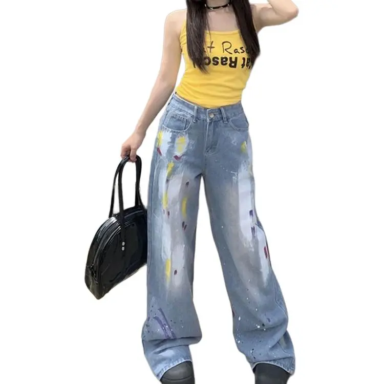 BENGEN Jeans Unisex Blue-1